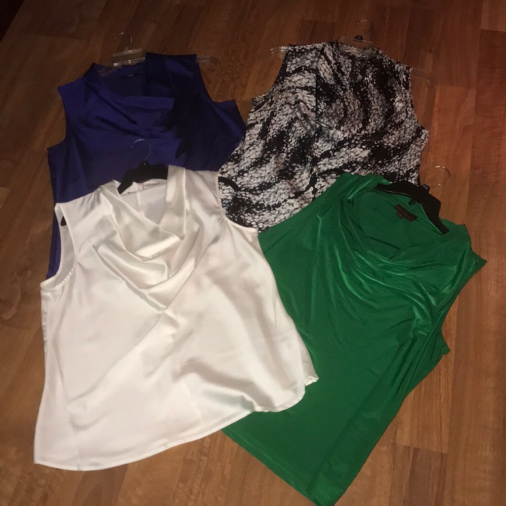 4 size XL Dress tank tops